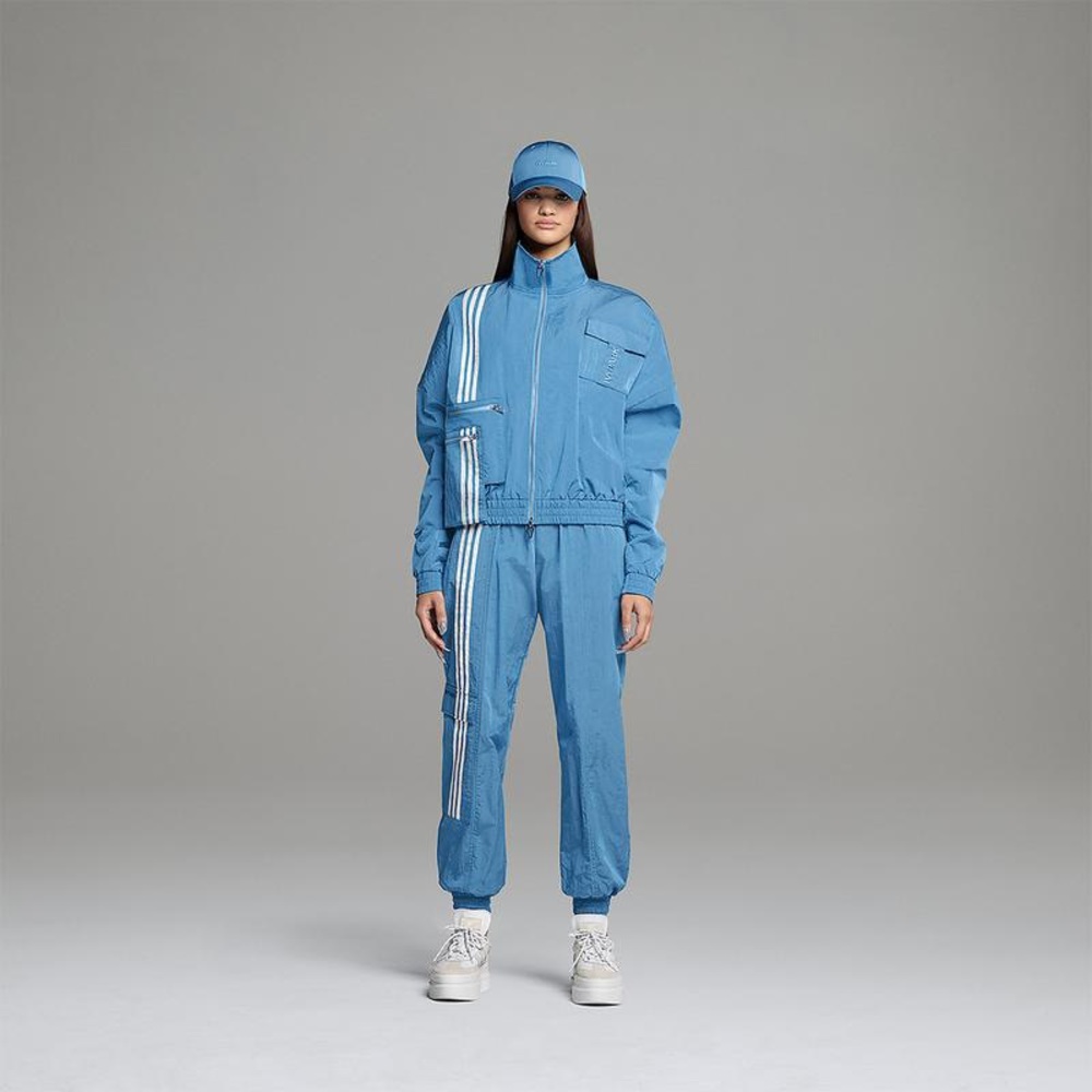 Adidas Ivy Park Icy Blue Nylon Track Pants XXS